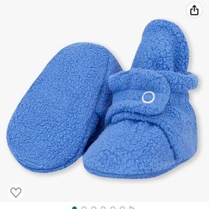 Zutano baby blue booties 6m